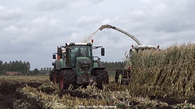 Mais hakselen 2017 | Extreem Modderen | Claas Jaguar 870 | Fendt 828 | Van Dijk | Nijkerk | NL. смотреть онлайн