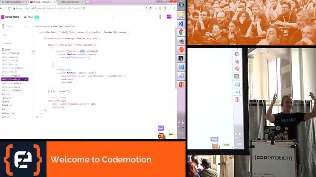 How to embed Messaging and Video in your apps - Stève Sfartz - Codemotion Milan 2017 смотреть онлайн
