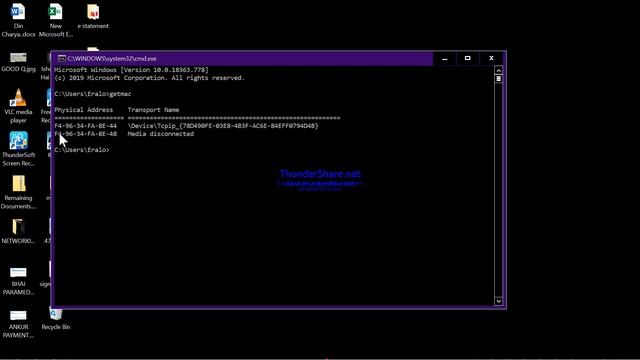 How to find the physical address/mac address of the system. смотреть онлайн