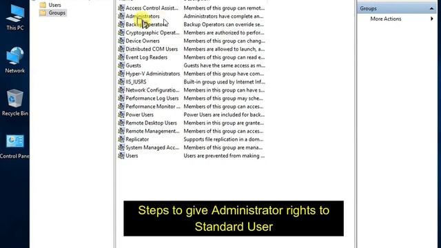 How to give Administrator rights to user in Windows 7/8/10 смотреть онлайн
