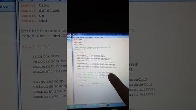Python-ODB - Lendo dados de sensores injeção смотреть онлайн