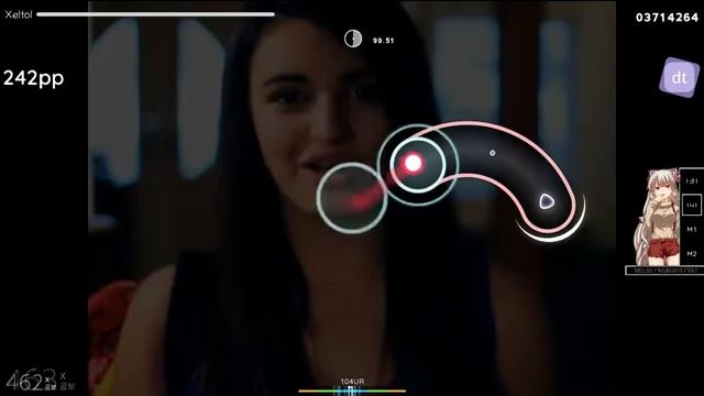 osu! Bad Apple! +DT FC 275pp смотреть онлайн