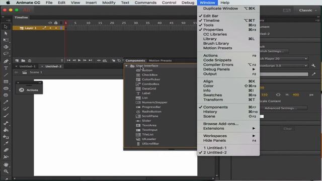 Setting Up Adobe Animate For AS3 programming смотреть онлайн
