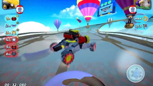 Sonic racing - Racing Track Map - Orange Roofs : Sky High Speedway (win) смотреть онлайн