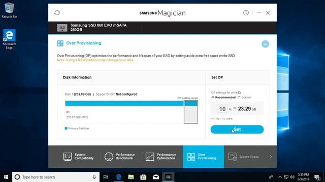 Intel NUC Optimizing Samsung SSD Using Samsung Magician смотреть онлайн