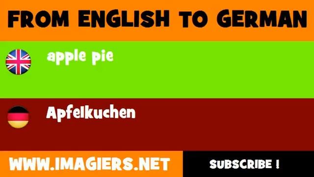FROM ENGLISH TO GERMAN = apple pie смотреть онлайн