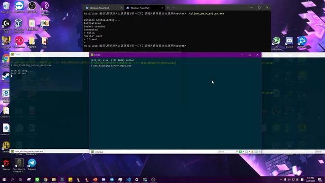 Socket non-blocking 多人聊天室 using C смотреть онлайн