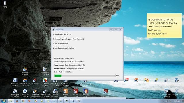 Make Bootable Installan Linux in Flasdisk with UNetBootin смотреть онлайн