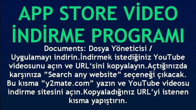 App Store Video İndirme Programları Nelerdir? смотреть онлайн