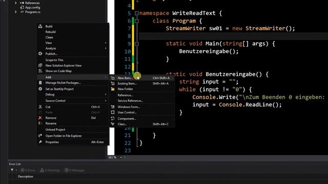C# für Beginner - 20: Stream-reader und -writer Klasse смотреть онлайн