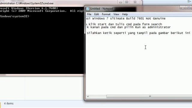 Cara Mengatasi Windows 7 Ultimate Build 7601 Not Genuine смотреть онлайн