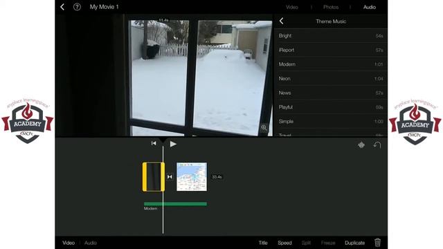 iMovie for the iPad смотреть онлайн