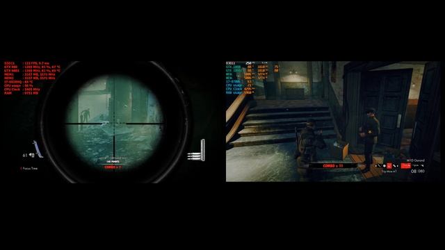 Zombie Army Trilogy story playthrough ep 3 1080p GTX 980 SLI VS GTX 1080 SLI PC смотреть онлайн