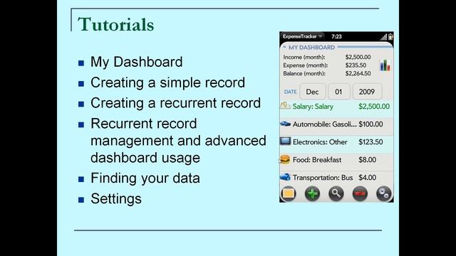 ExpenseTracker for webOS - Introduction смотреть онлайн
