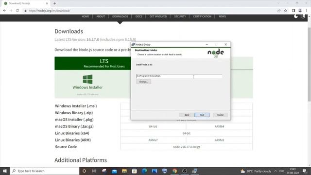Install Nodejs on Windows OS смотреть онлайн