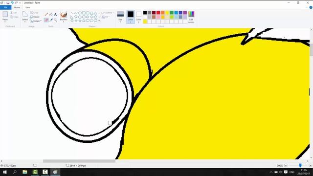 Microsoft paint tutorial - Lemon (All fruit series) Part 7 - Windows 10 смотреть онлайн