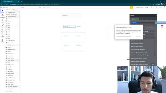 Interaktywna Nauka - Jak użyć zewnętrznego API (iTunes) - tutorial w Bubble.io (9) смотреть онлайн