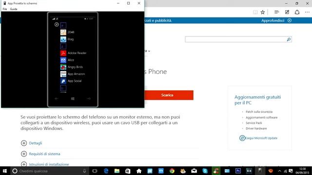 COME PROIETTARE LO SCHERMO DEL VOSTRO WINDOWS PHONE (TUTORIAL) WINDOWS 10 смотреть онлайн