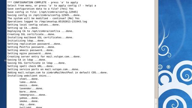 Zimbra configuracion en Centos 5 - instalacion смотреть онлайн