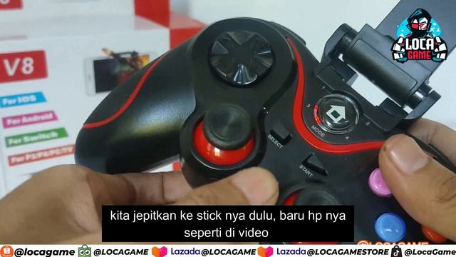 Tutorial cara koneksikan Stik bluetooth gamepad V8 ke android смотреть онлайн
