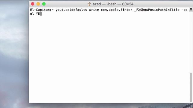 Show path in Mac Finder Title Bar смотреть онлайн