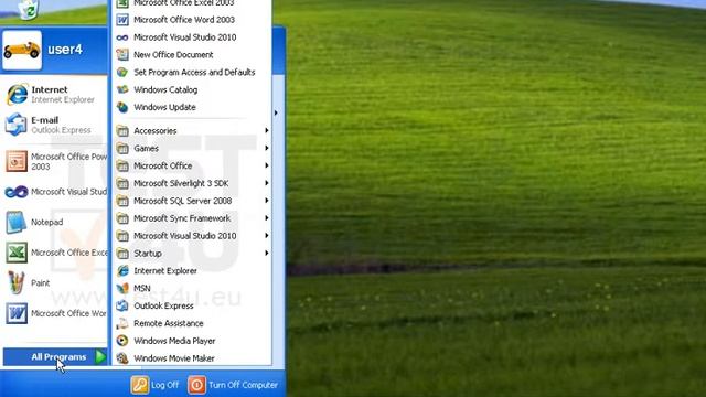 Open the Notepad application. смотреть онлайн