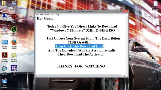 Windows 7 Ultimate Download Links 32Bit & 64Bit смотреть онлайн
