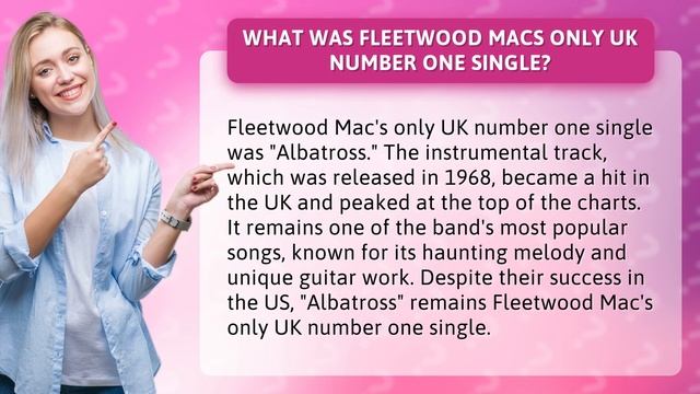 What was Fleetwood Macs only UK number one single? смотреть онлайн