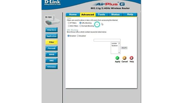 DLINK DI-524 How To Setup MAC Filter Your DLINK DI 524 Router #RouterConfiguration #Networking