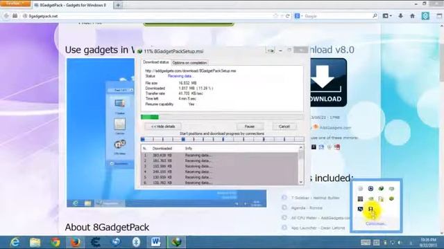  Gadgets for windows 8 смотреть онлайн