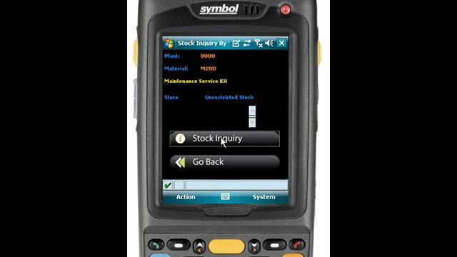Plant Maintenance on Windows Mobile (Motorola MC75 Device) смотреть онлайн