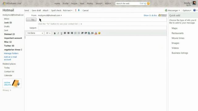 Windows Live Hotmail.mov смотреть онлайн