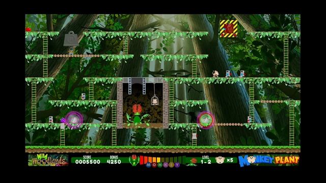 Monkey Plant Retro Game on Windows PC Incl. ZX Spectrum Graphics. Richard Langford and Andy Green смотреть онлайн