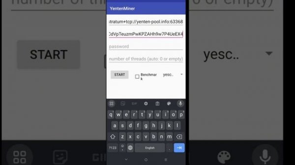 2024 YENTEN COIN MINING ON ANDROID CPU @kitamoko1042