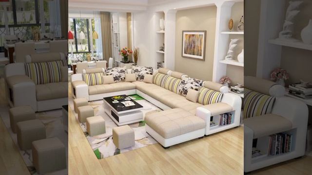 Stylish& Elegant L Shape Embroidered Sofa Covers& back Covers/Modern Sectional Sofa set for Lounge смотреть онлайн