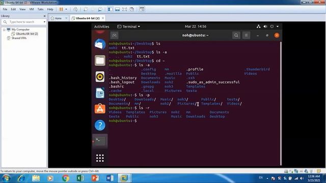 4- display content of directory in Linux terminal смотреть онлайн
