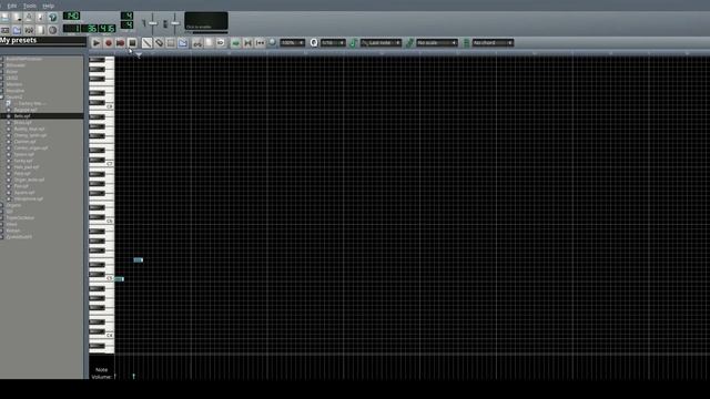 LMMS -  Игра на электронных колокольчиках