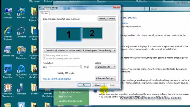 Windows Screen Resolution / Size - DiscoverSkills.com смотреть онлайн