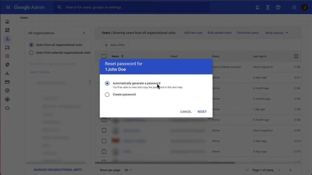Change or reset the password of a user смотреть онлайн