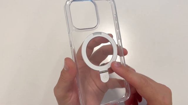 CASEKOO ClearLock MagicStand Phone Case for iPhone 15 Pro Max 6.7 Inch 2023, Clear смотреть онлайн
