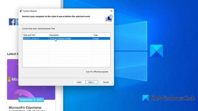 Which programs and files will be affected after System Restore? смотреть онлайн