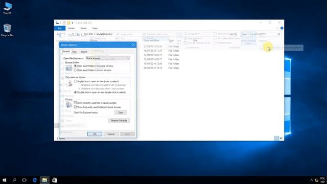 Windows 10: How to show hidden files and folders. смотреть онлайн