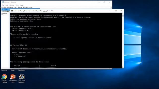 Belajar python : Install Anaconda dan Tensorflow смотреть онлайн