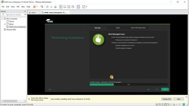 Install SLES 12 SP3 in vmWare Workstation смотреть онлайн
