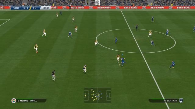 Girondins de bordeaux vs Fenerbahce SK, Nouveau Stade de Bordeaux, PC GAMEPLAY, PES 2016, Konami смотреть онлайн