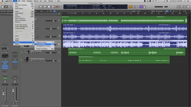AMHS Music Technology Bouncing Projects in Logic Pro X смотреть онлайн