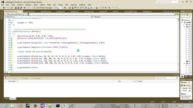 [C++] OpenGL Spritebatch Update: Rotation and Scale Added смотреть онлайн