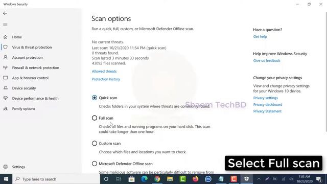 How to Scan with Microsoft Defender Antivirus on Windows 10 смотреть онлайн