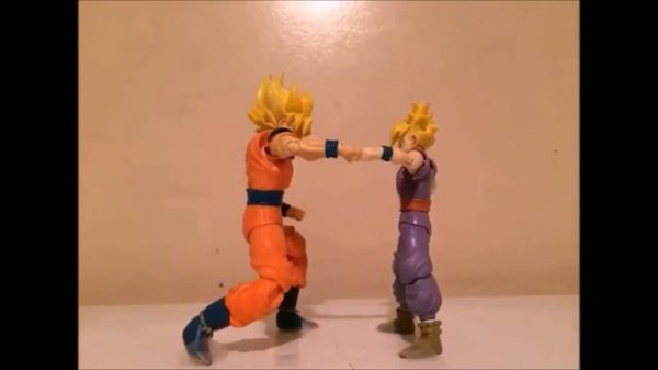 Dragon World (DBZ Stop Motion) Ep -4- Gohan Trains With Goku