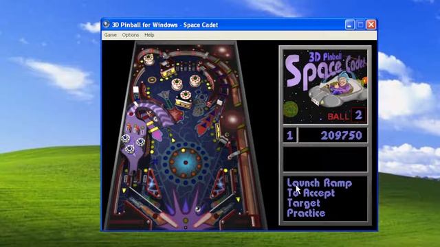 Playing 3D Pinball in Windows XP смотреть онлайн